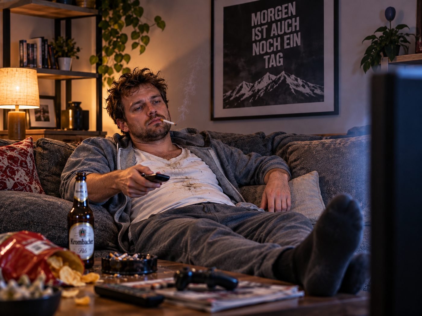 Morgen ist auch noch ein Tag – KI-generiertes Bild