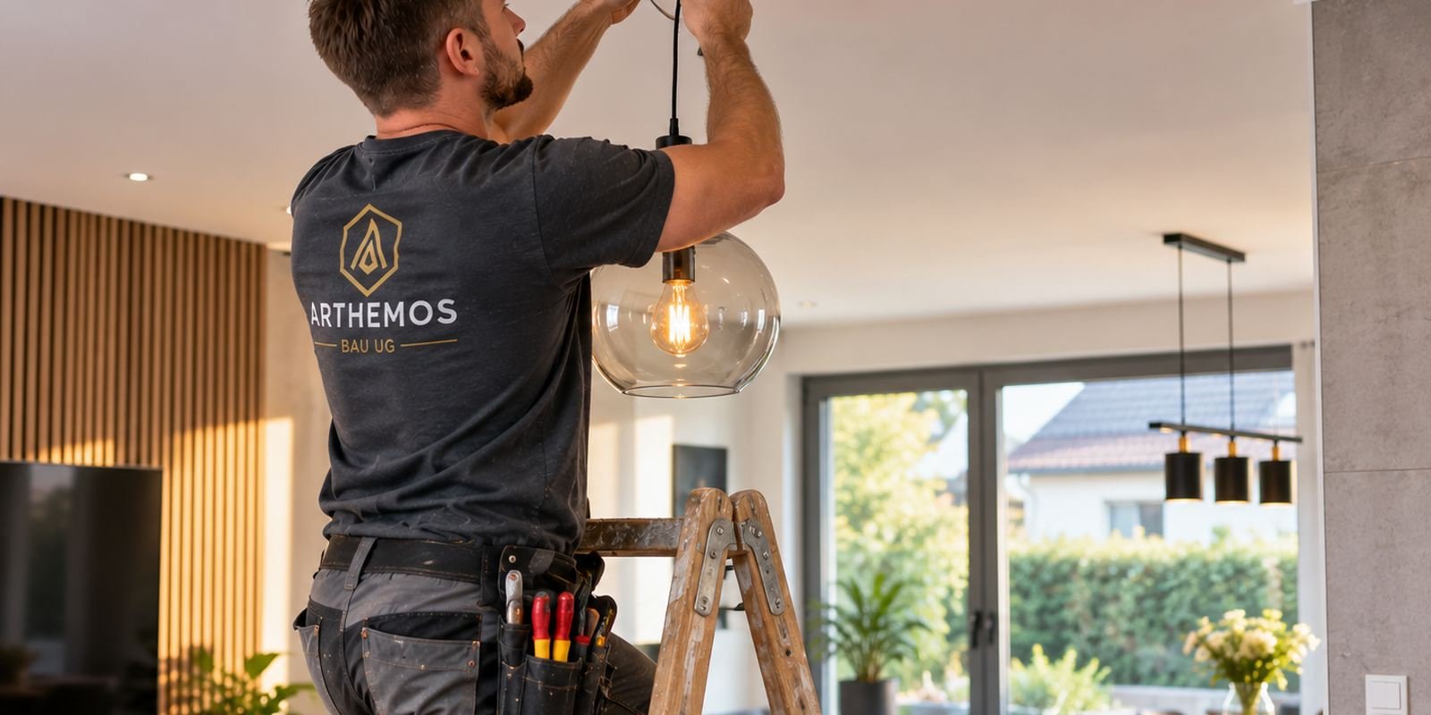 Elektriker-Team im Einsatz – KI-generiertes Bild