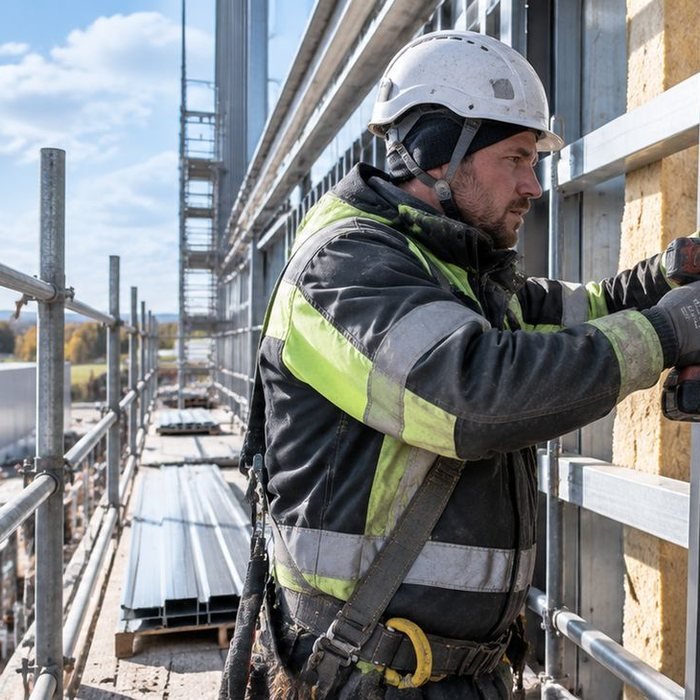 Fassadenmonteur – KI-generiertes Bild