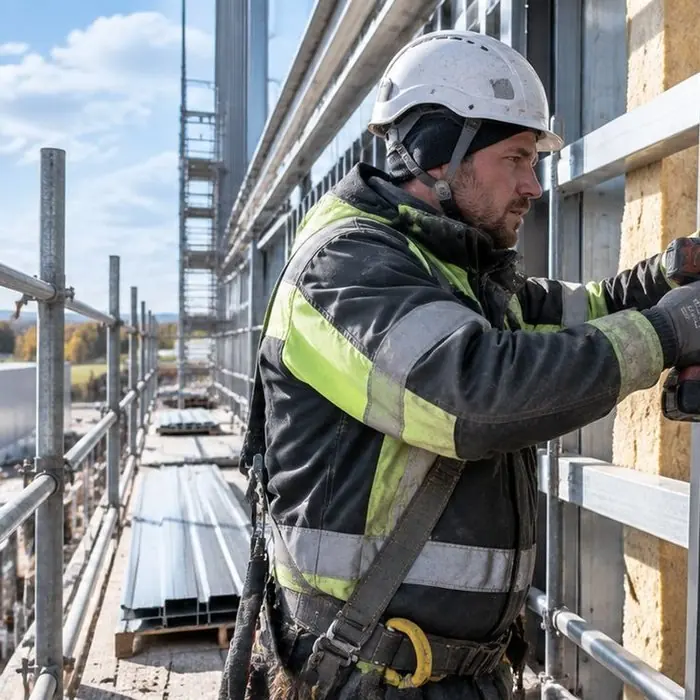 Fassadenmonteur – KI-generiertes Bild