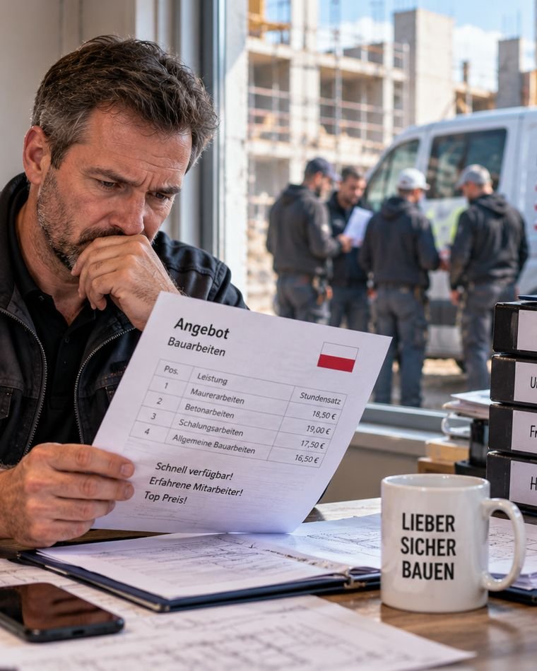 Selbst einen Subunternehmer suchen – KI-generiertes Bild
